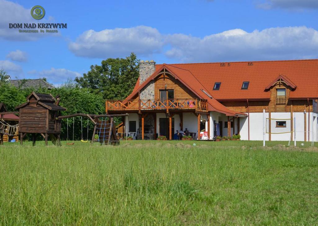 Dom Nad Krzywym - Prywatna Plaza, 2 Boiska, Sauna, Plac Zabaw Krzywe  Ngoại thất bức ảnh