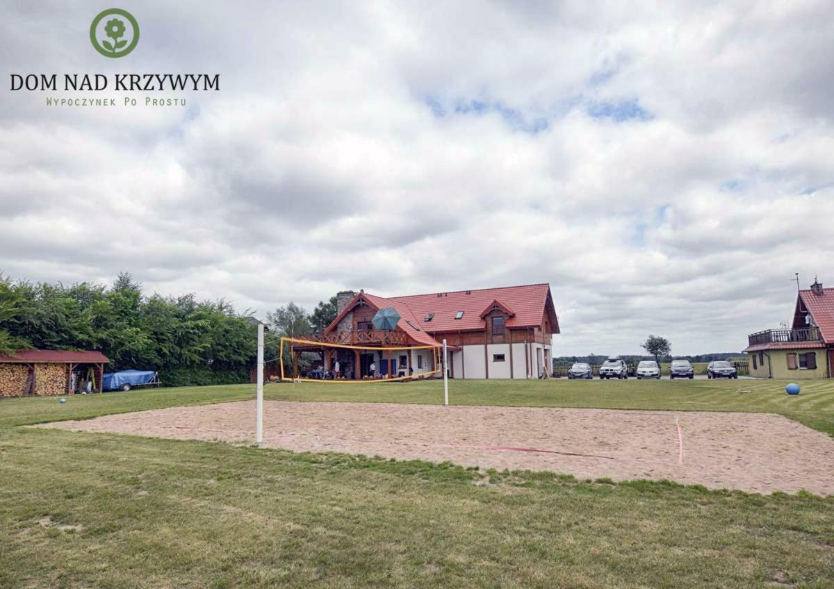 Dom Nad Krzywym - Prywatna Plaza, 2 Boiska, Sauna, Plac Zabaw Krzywe  Ngoại thất bức ảnh