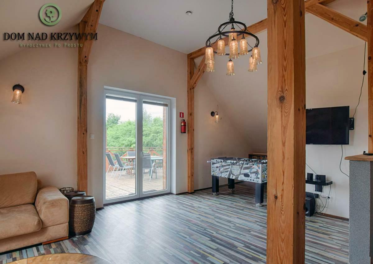 Dom Nad Krzywym - Prywatna Plaza, 2 Boiska, Sauna, Plac Zabaw Krzywe  Ngoại thất bức ảnh